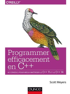 cover image of Programmer efficacement en C++